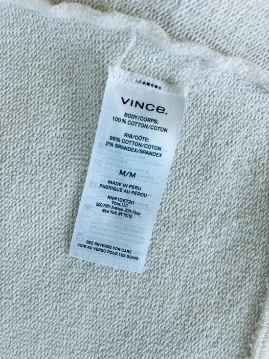 Vince Cream V-Neck Button Front Cardigan - Picture 5 of 8
